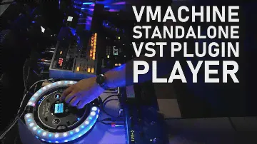 Test driving a VMACHINE standalone VST host hardware (Synth Jam 100BPM)