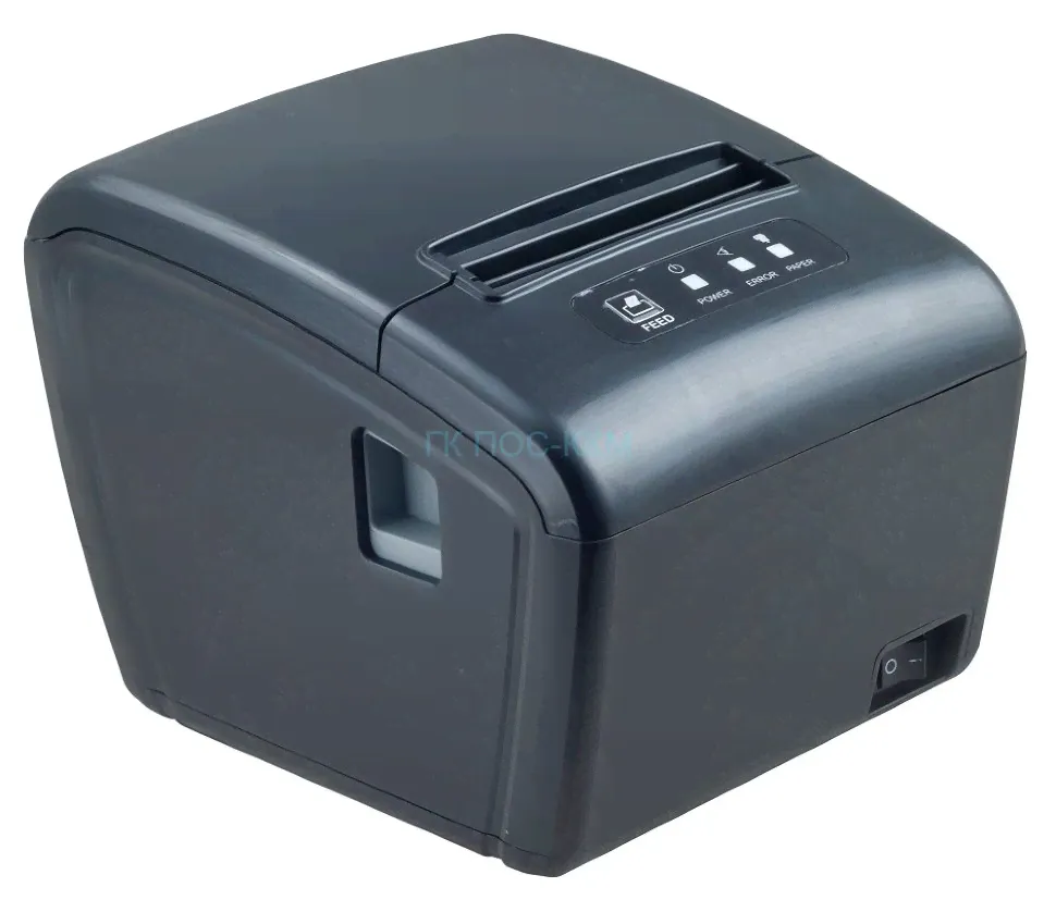 Принтер чеков Poscenter RP-100 USE (80мм, 260 мм/сек, автоотрез, RS232+USB+LAN) черный