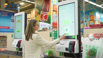 Кассы самообслуживания CSI K в гипермаркетах A-Store в Казахстане