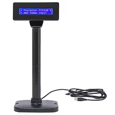 Дисплей покупателя POSCenter PCP220 (USB, LCD 2х20, белые символы на синем фоне ), подставка, USB ка