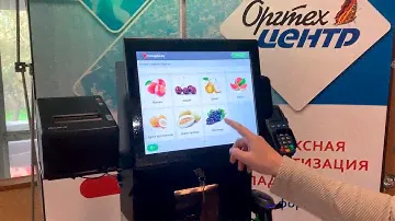 Как работает касса самообслуживания весовой товар