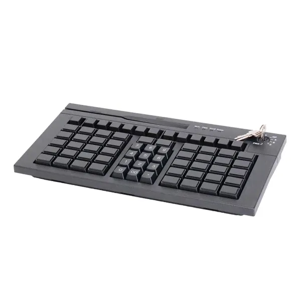 Клавиатура программируемая POScenter S67 Lite PCS67BL, мембранного типа, 67 клавиш, ключ, USB, черная 734624-2
